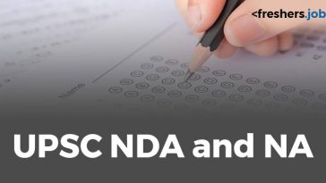 UPSC NDA and NA