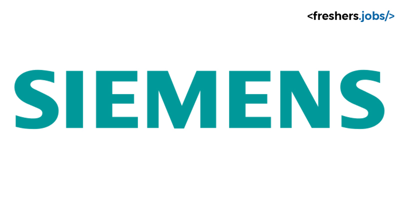 Siemens  Recruitment for Freshers as Graduate Trainee Engineer in Bangalore