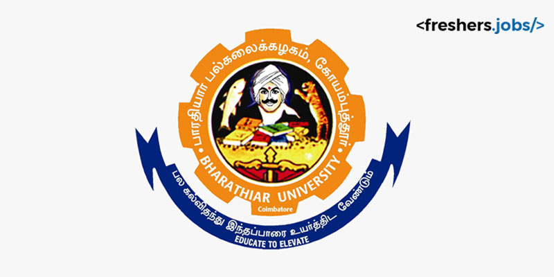 Bharathiar University Recruitment