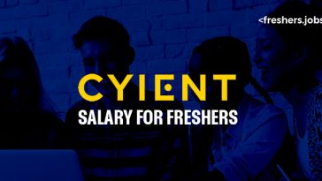 Cyient Salary for freshers