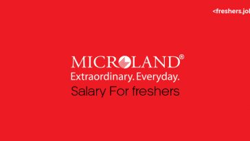 Microland Salary for Freshers