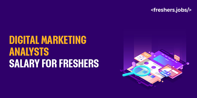 Digital Marketing Analysts Salary for Freshers