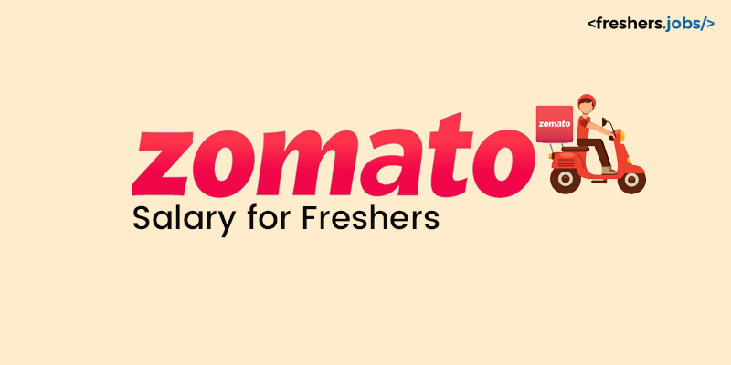 Zomato Salary for Freshers