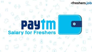 Paytm Salary for Freshers