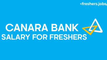 Canara Bank Salary for Freshers