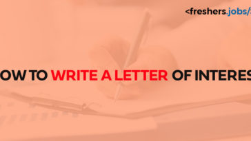 How to Write a Letter of Interest