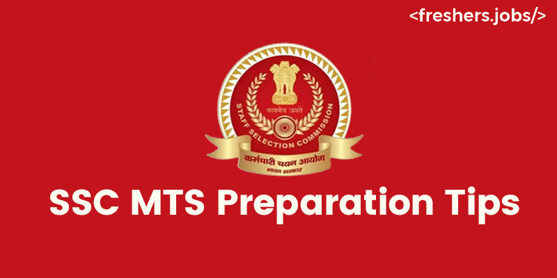 SSC MTS Preparation Tips