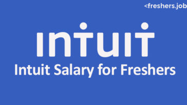 Intuit Salary for Freshers