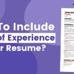 How To Include Years of Experience on Your Resume?
