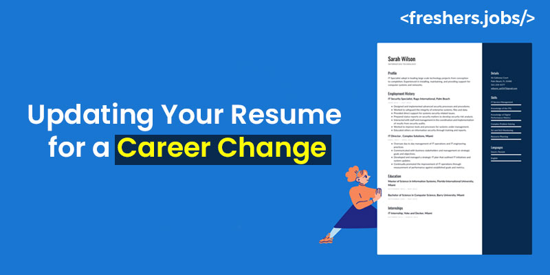 Updating Your Resume for a Career Change